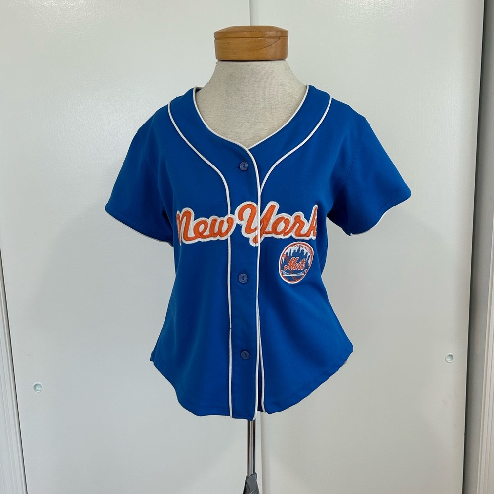 New York Mets Genuine Merchandise By Lady Slugger  Jersey Blue/Orange/ White